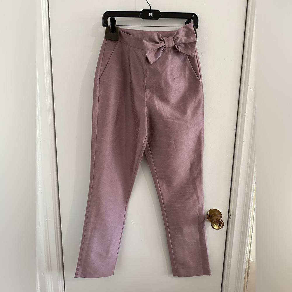 ASOS pants with bow detail